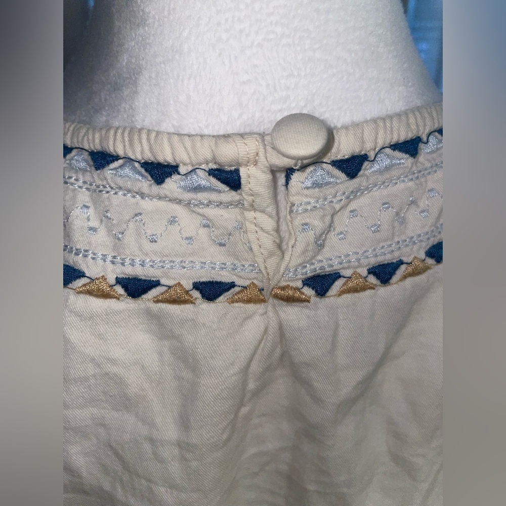Red Horse Bohemian Women’s Cream Long Blouse /Tunic - Picture 6 of 10